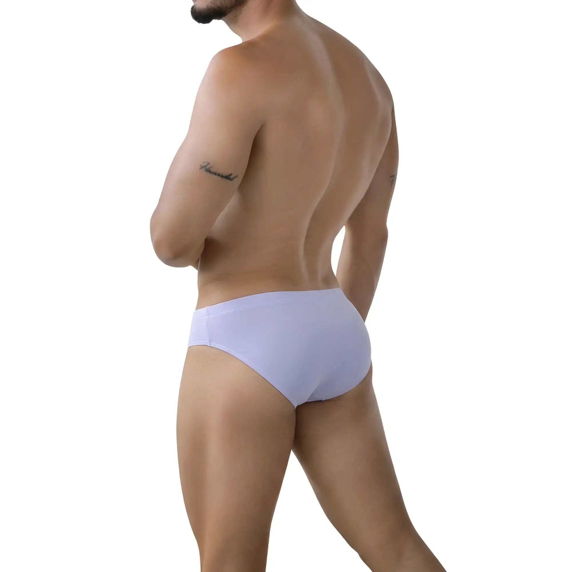 Light purple metro male wear lilac bikini briefs with smooth form fitting design for comfortable daily wear