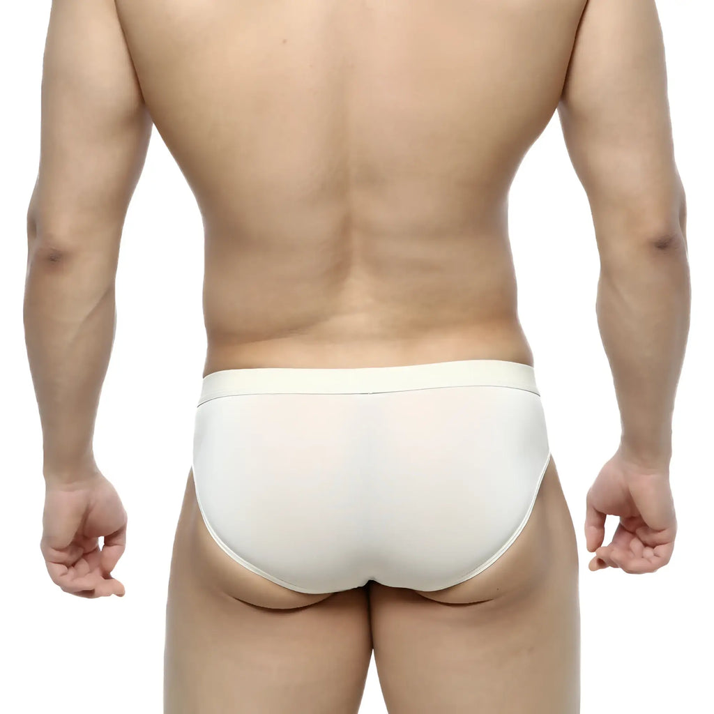 MetroMaleWear Lupin Bikini 5103-06 white seamless briefs with smooth form-fitting design for comfortable wear