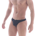 MetroMaleWear Bosillo thong black 3502-20 men’s briefs with snug fit and elastic waistband shown from back side