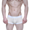 Metro male wear crema boxer brief beige 3026-04 smooth form-fitting white briefs with contrasting elastic waistband