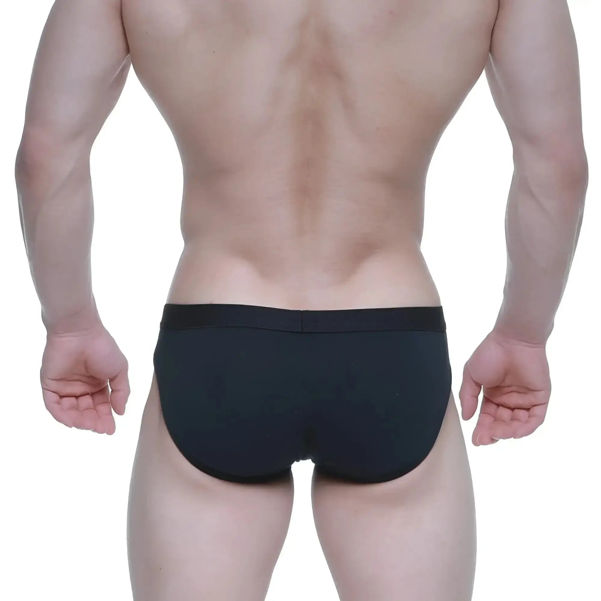 MetroMaleWear dream brief black 3003-21 smooth form-fitting briefs in solid color for comfortable everyday wear
