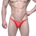 Vibrant red mesh briefs with a sleek form-fitting design by MetroMaleWear fantasy bikini 6116-12
