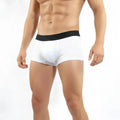 MetroMaleWear MAX mesh boxer white 3013-74 featuring white mesh fabric and solid black waistband for breathable comfort