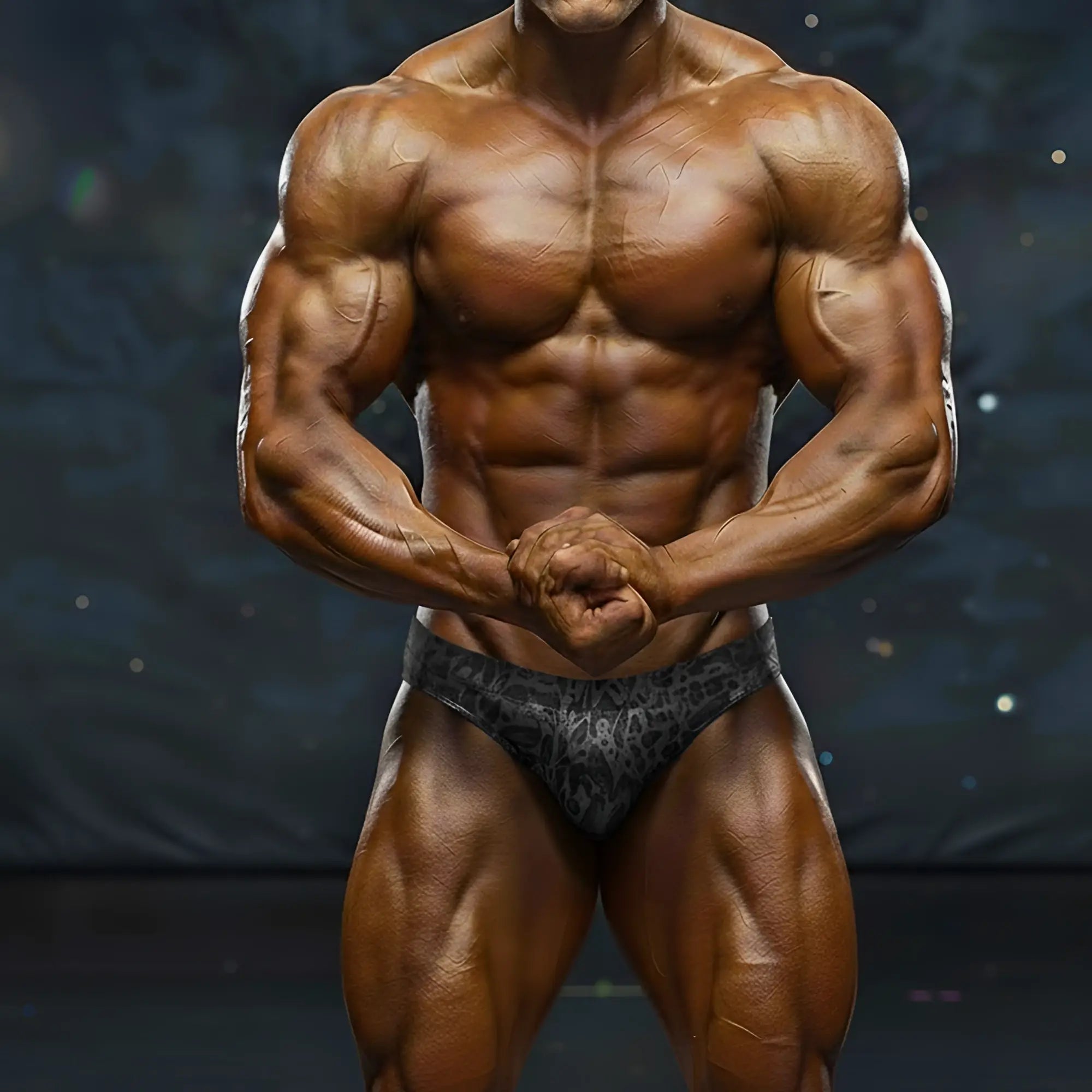 MetroMaleWear metroMuscleWear basic competition suit gray athletic brief with dark gray subtle intricate pattern