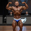 Blue and white metro muscle mens bodybuilding competition briefs metro malewear cortina muscle trunk azul 4700-27
