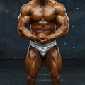 Shiny silver briefs with a patterned waistband from metromalewear metromusclewear jupiter competition suit 4974-89