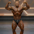 Black leather briefs with white vertical striped waistband metro malewear metromusclewear muscle trunk giorgio 4700-20
