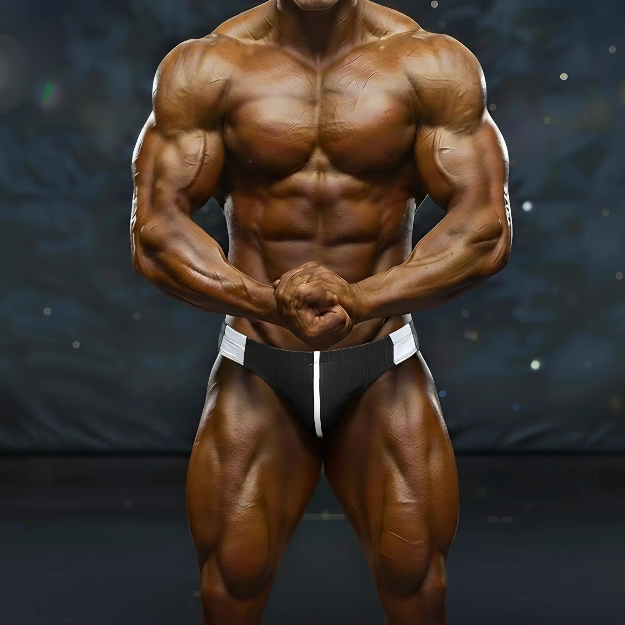 Black and white minimalist athletic briefs from MetroMaleWear MetroMuscleWear William Competition Suit 4974-06