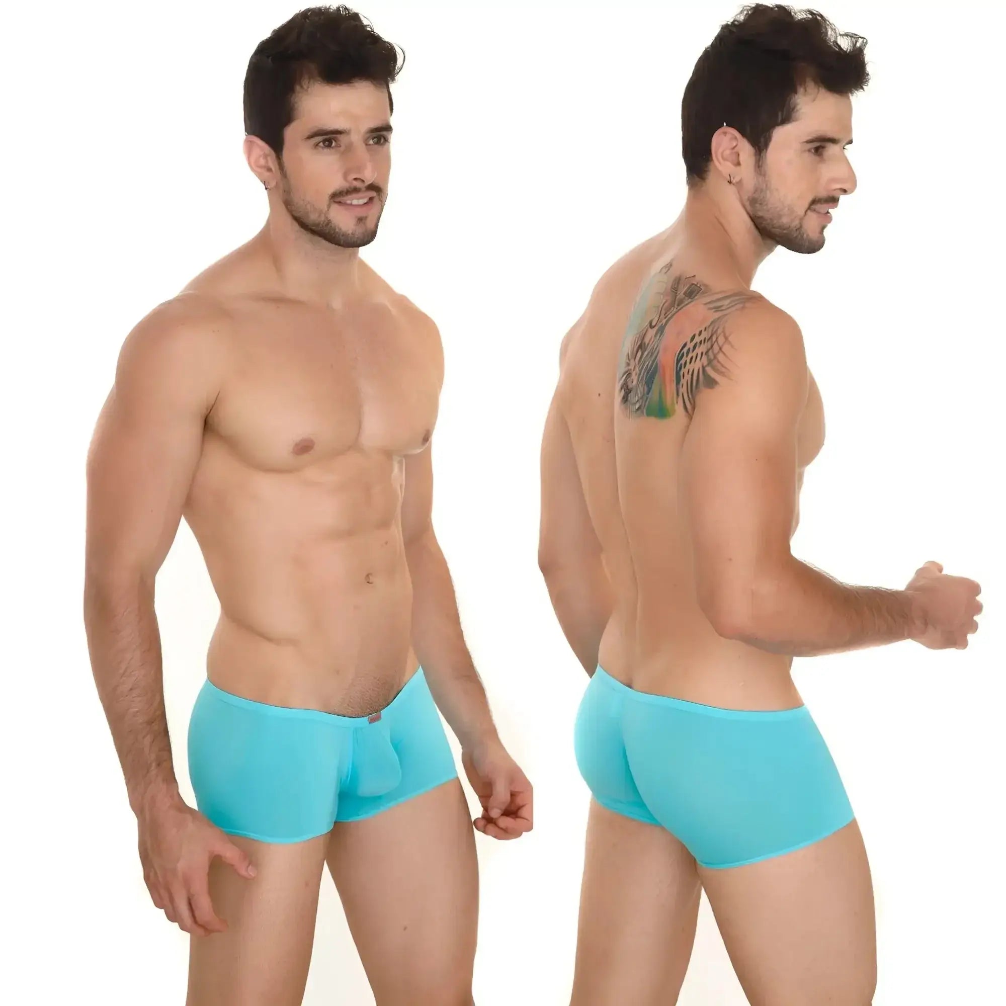 MetroMaleWear minimo boxer turquoise 2013-08 men’s briefs smooth form-fitting fabric with subtle elastic waistband