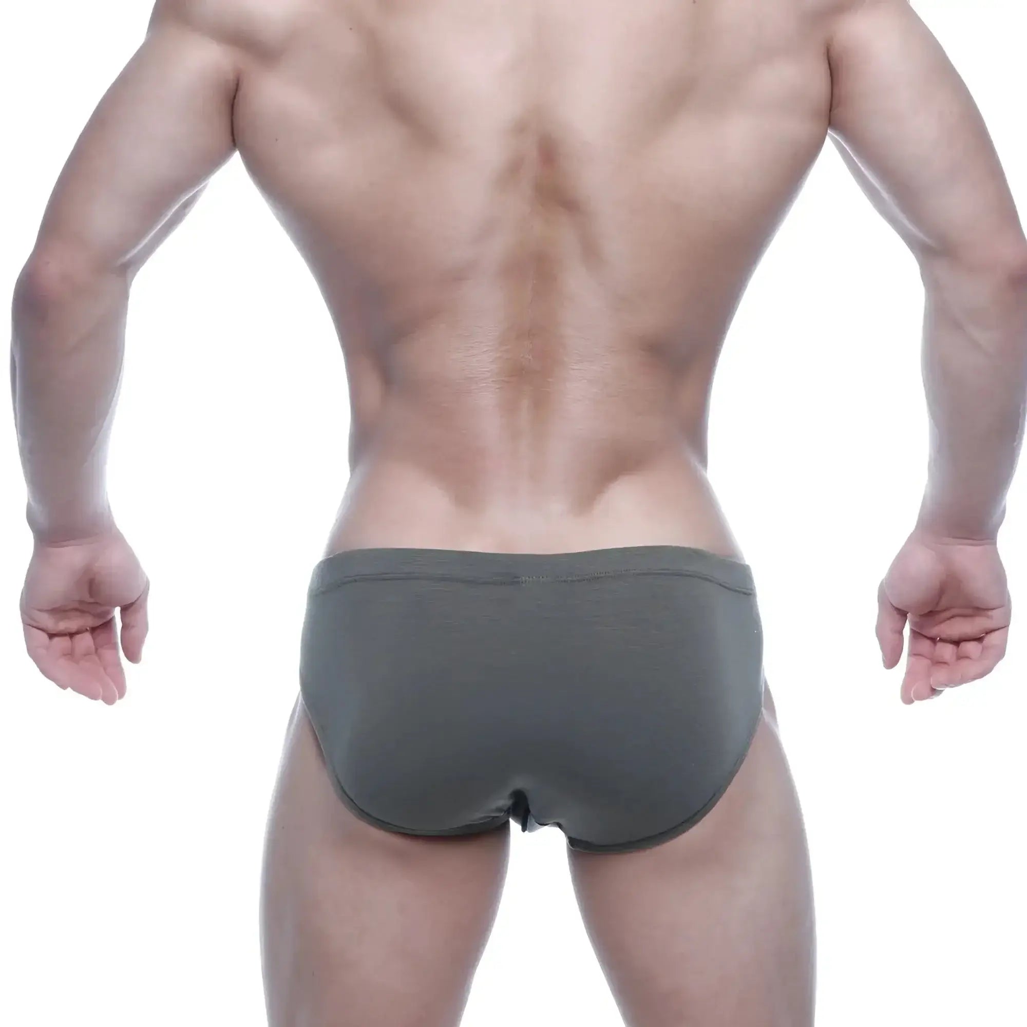 Olive green cotton briefs metro malewear oslo hip brief 5123-26 designed for comfort and style