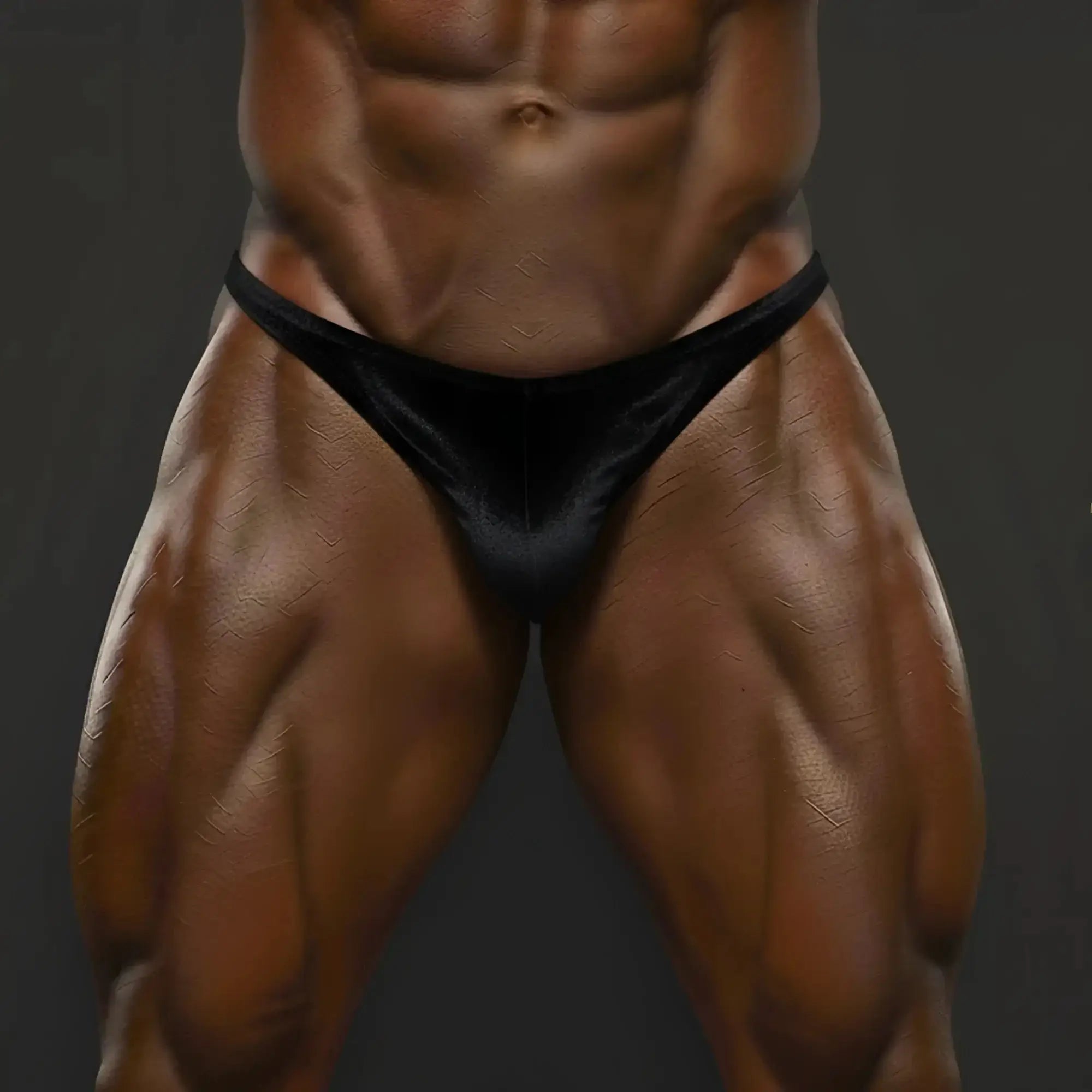 Black velvet briefs from MetroMaleWear posingwear simple black velvet posing suit for men