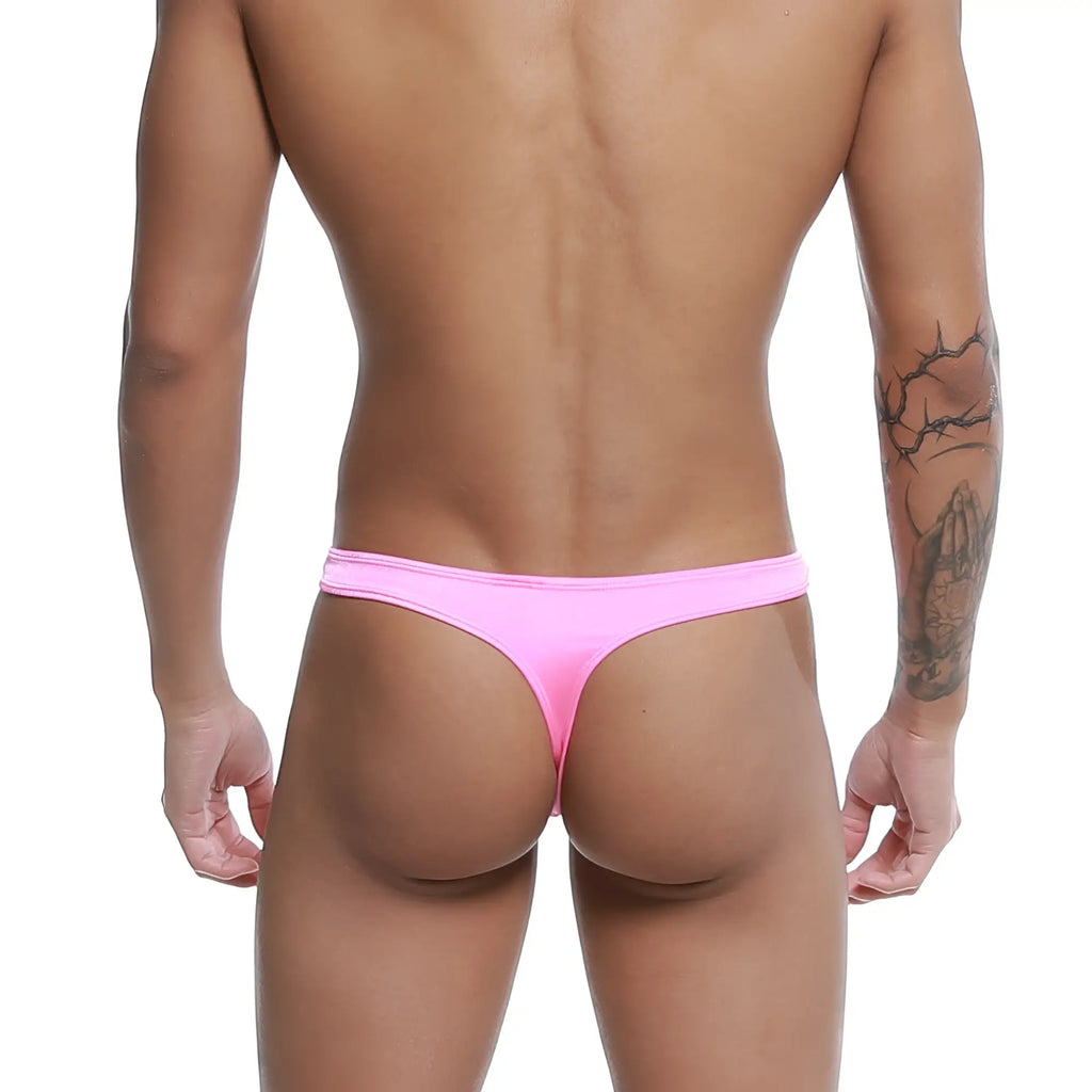 MetroMaleWear pouch thong pink 2302-06 vibrant pink form-fitting thong made of smooth stretchy fabric
