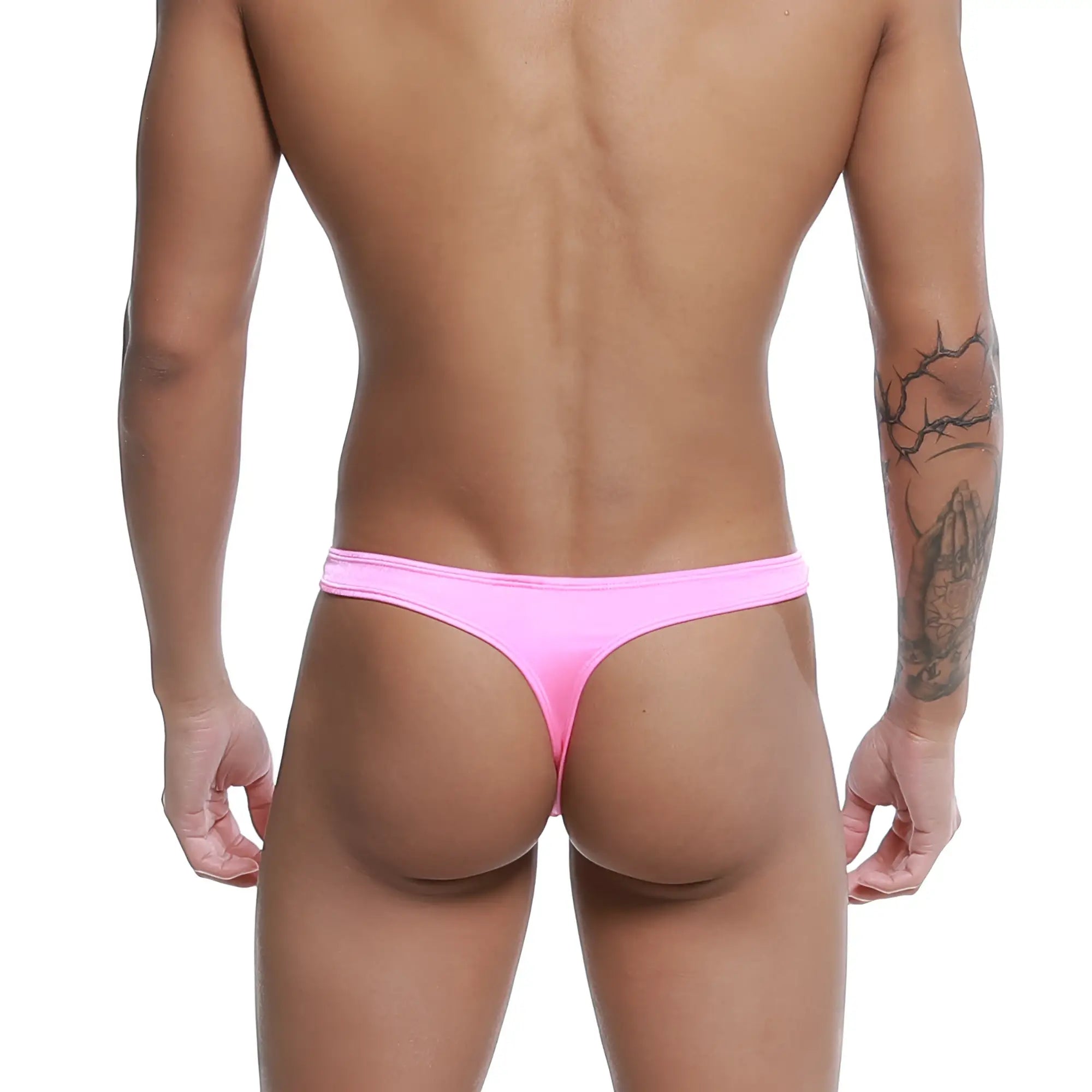 MetroMaleWear pouch thong pink 2302-06 vibrant pink form-fitting thong made of smooth stretchy fabric