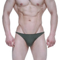 Olive green athletic briefs metro male wear prodigy bikini 6504-26 with sleek form-fitting design
