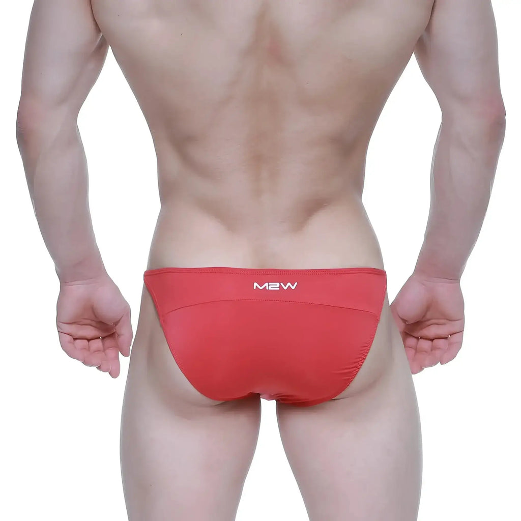 MetroMaleWear Prodigy bikini red 6504-12 red m2w brand briefs with sleek form fitting design