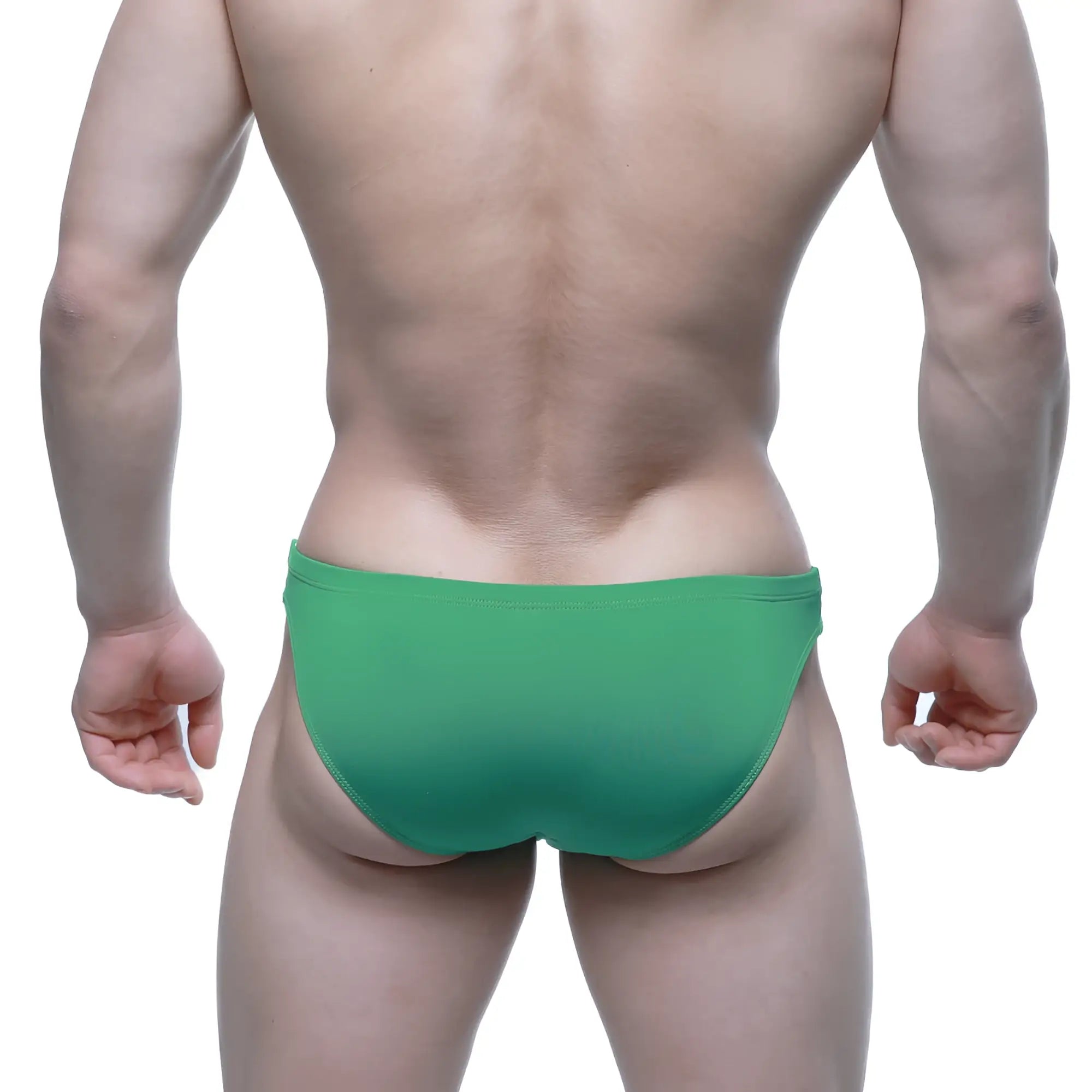 Metro male wear puente bikini green briefs made of soft fabric designed for comfortable daily wear