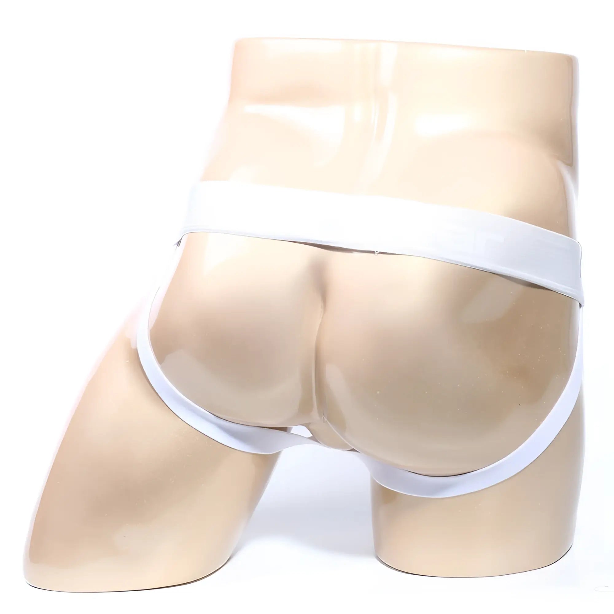 White elastic briefs by MetroMaleWear Santacruz with supportive contoured design for comfortable wear