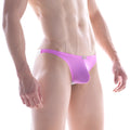 A sleek vibrant purple brief with smooth form-fitting design and subtle white trim from MetroMaleWear Seduction Bikini pink 2004-46