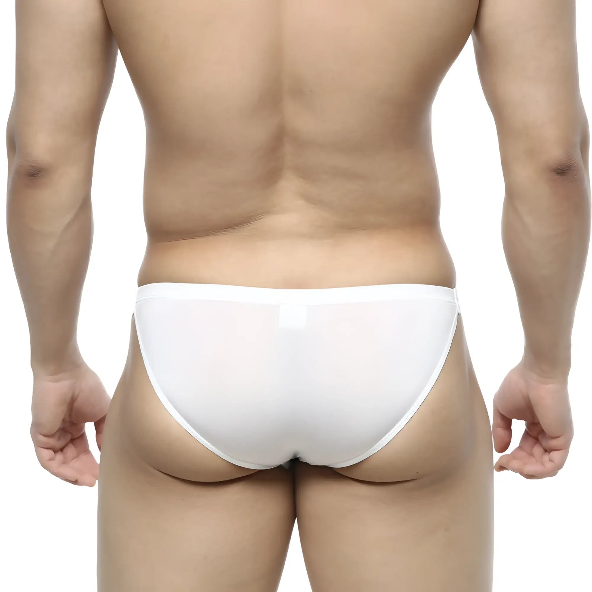 White form-fitting seamless briefs metro malewear slim bikini 3604-01 designed for comfort and style