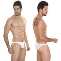 White men’s seamless briefs by metromalewear sunbathing bikini 2004-00 with smooth minimalistic cut