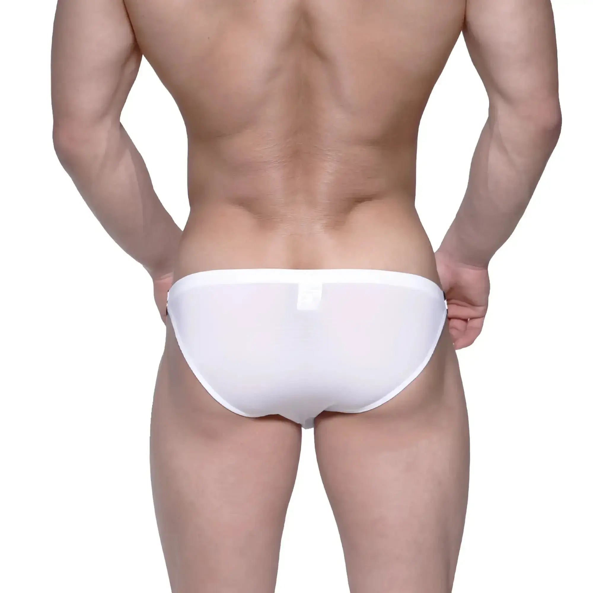 MetroMaleWear SUP bikini white seamless briefs with a smooth, form-fitting design for comfortable wear