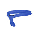 Bright blue sleek form-fitting headband with subtle metromalewear logo tag from MetroMaleWear Suspensory royal blue 0003-18