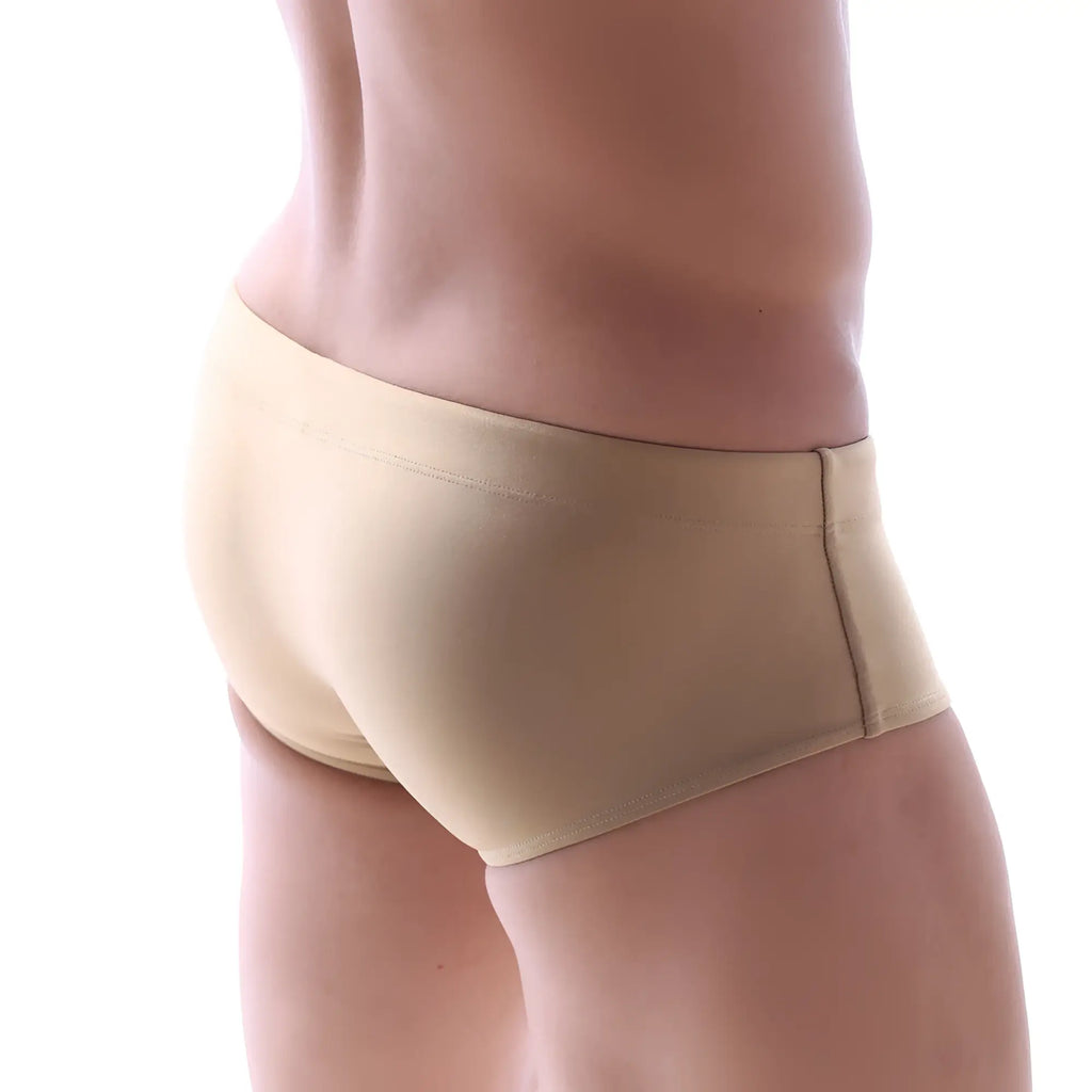 Beige seamless MetroMaleWear swim briefs with smooth stretchy fabric and minimalistic design corona 4914-21