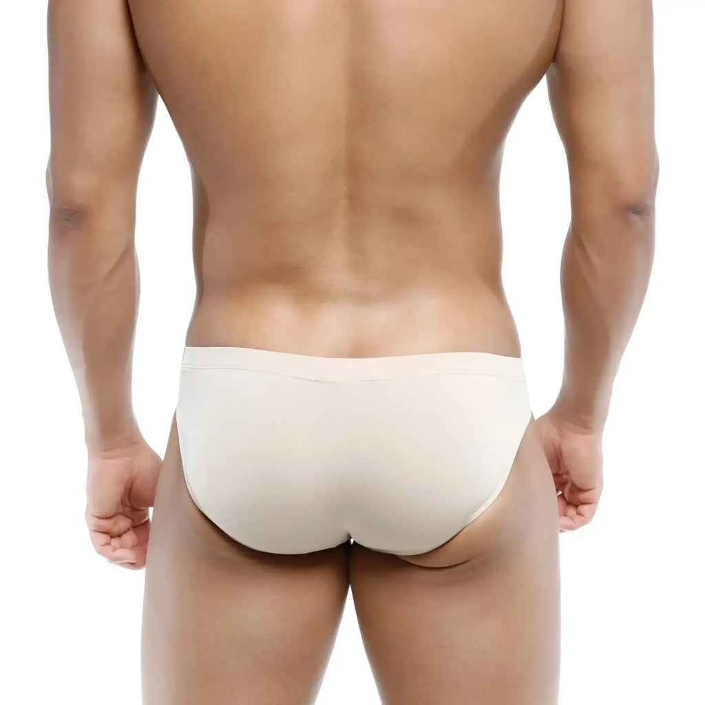 Beige MetroMaleWear Vasco Hip Brief 5103-04 with a smooth form-fitting design for comfortable wear