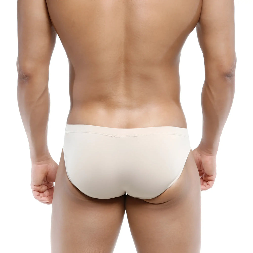 Beige MetroMaleWear Vasco Hip Brief 5103-04 with a smooth form-fitting design for comfortable wear