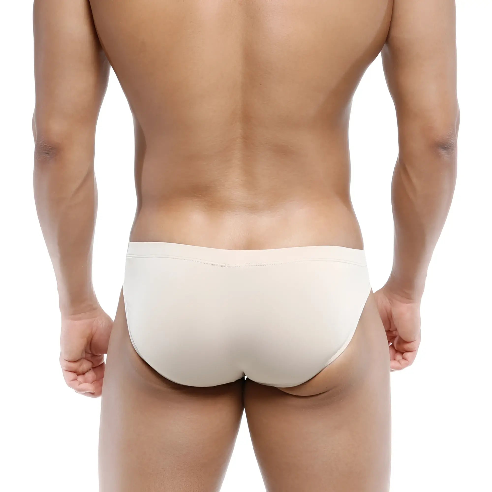 Beige MetroMaleWear Vasco Hip Brief 5103-04 with a smooth form-fitting design for comfortable wear
