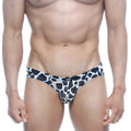 Black and white cow print briefs metroMalewear Vasco hip brief Dalmatian 5103-77 comfortable stretch fabric