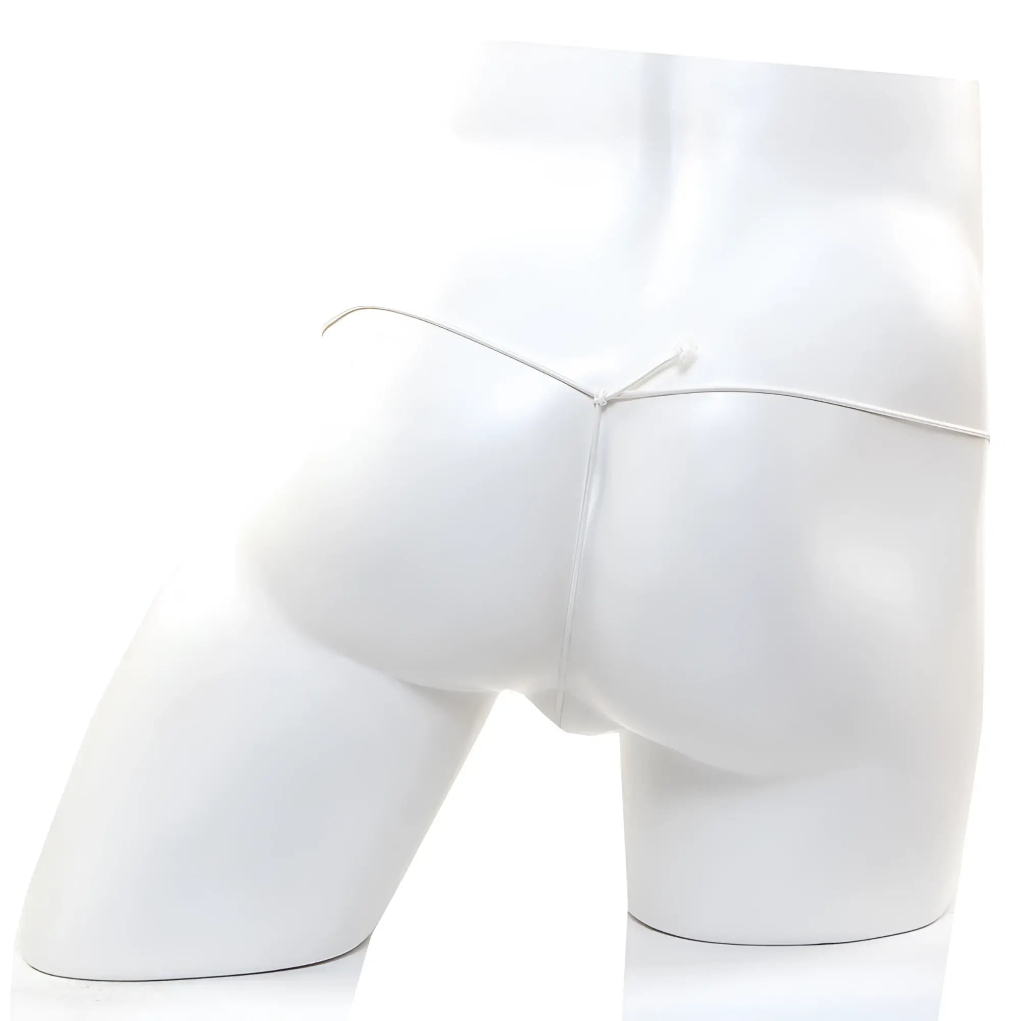 Silver thong belt with minimalist design and thin sleek straps from metromalewear microfiber g pink 2015 02 collection