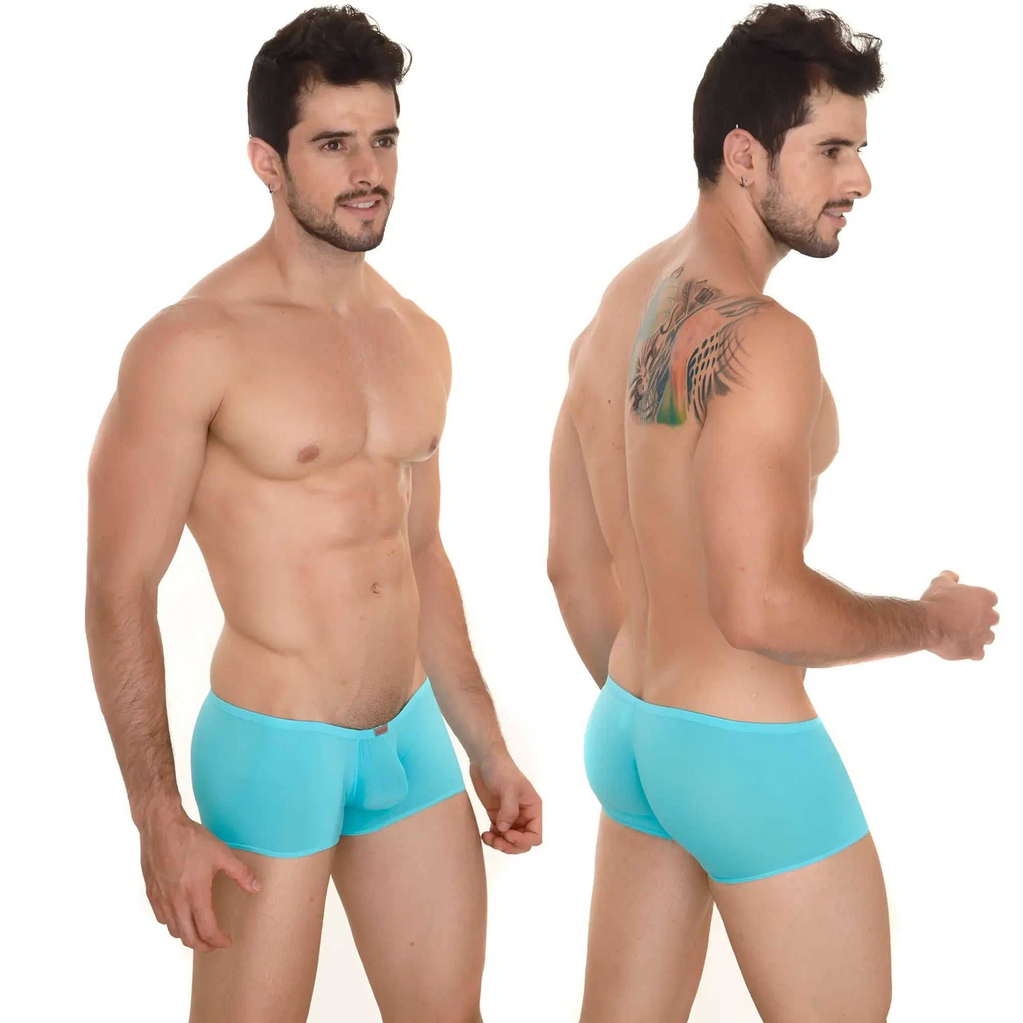MetroMaleWear minimo boxer turquoise 2013-08 men’s briefs smooth form-fitting fabric with subtle elastic waistband