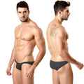 MetroMaleWear minimo hip brief metallic black with a snug form-fitting design for comfortable everyday wear
