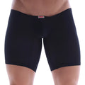 MetroMaleWear minimo long boxer black 2034-20 form-fitting black boxer briefs with subtle waistband label