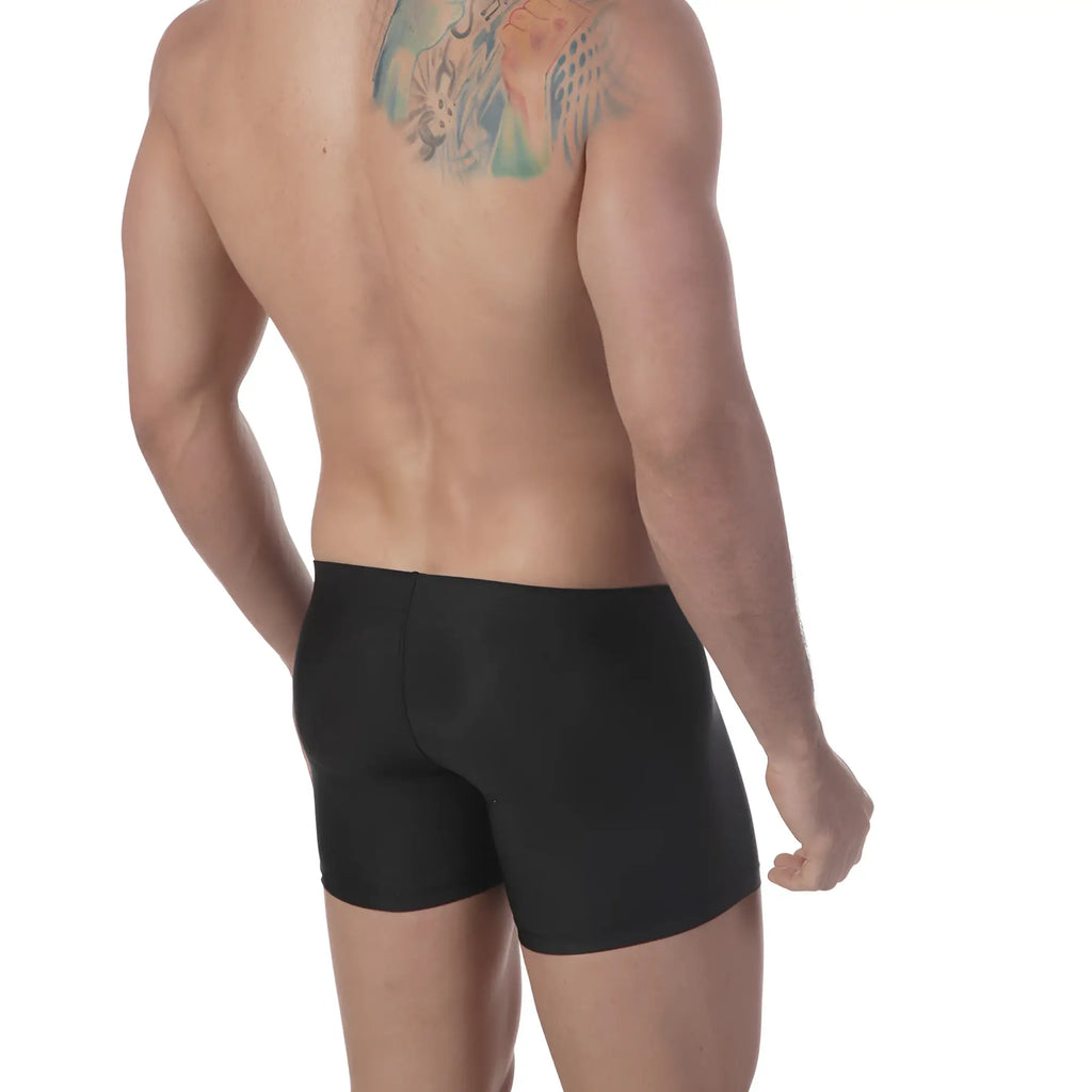 Black briefs metro male wear minimo waistband boxer in smooth form fitting fabric for comfortable daily wear