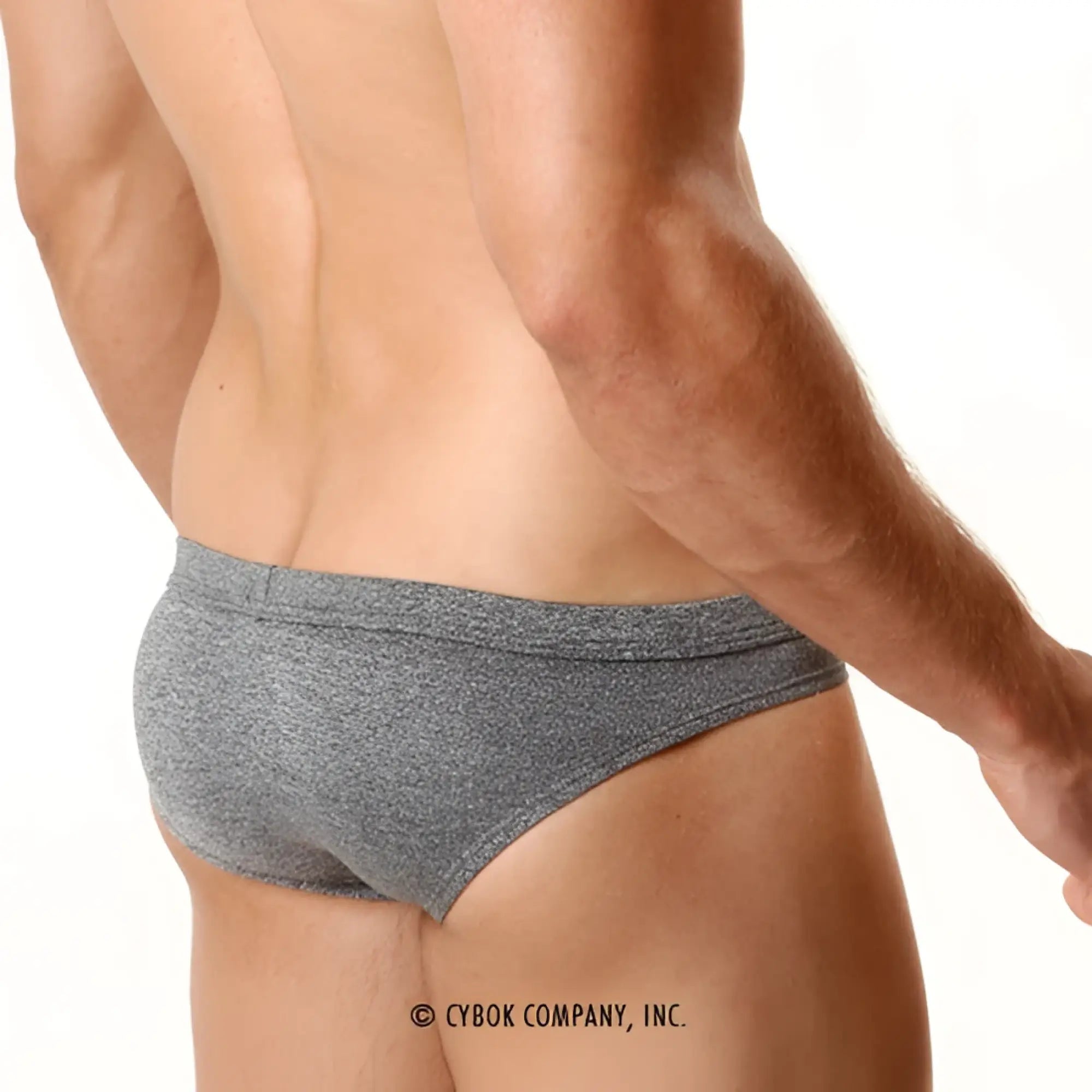 MetroMaleWear modern brief charcoal 4003-11 gray heathered briefs with a snug contoured fit for daily comfort