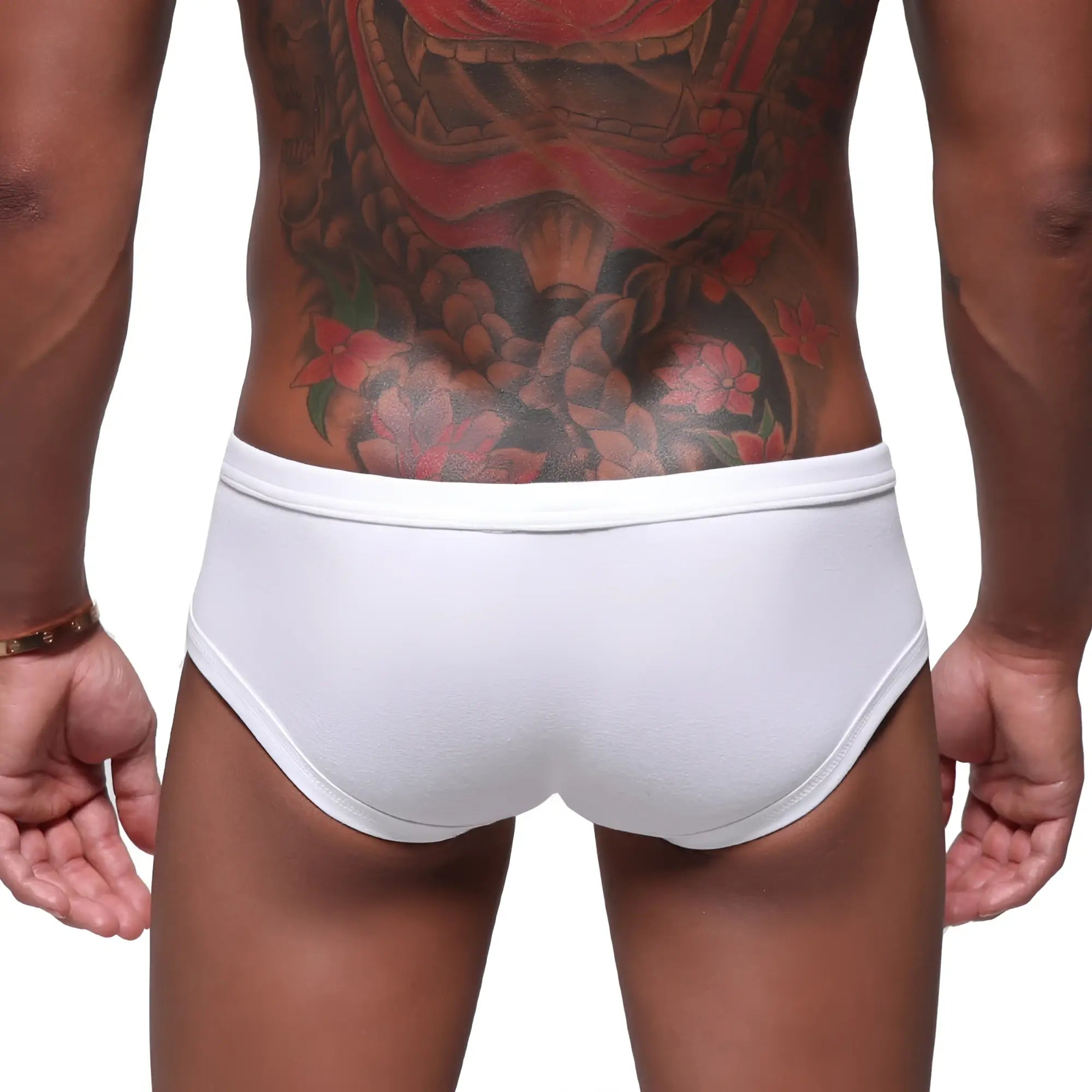 MetroMalewear modern trunk white 4013-00 white briefs with smooth form-fitting design for comfortable wear