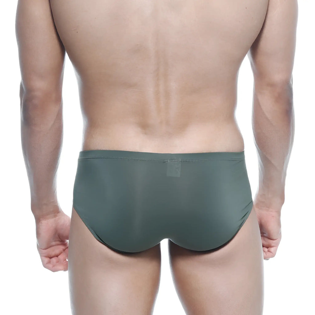 Olive green seamless briefs metro malewear mojito bikini green 1006-26 designed for comfort and style