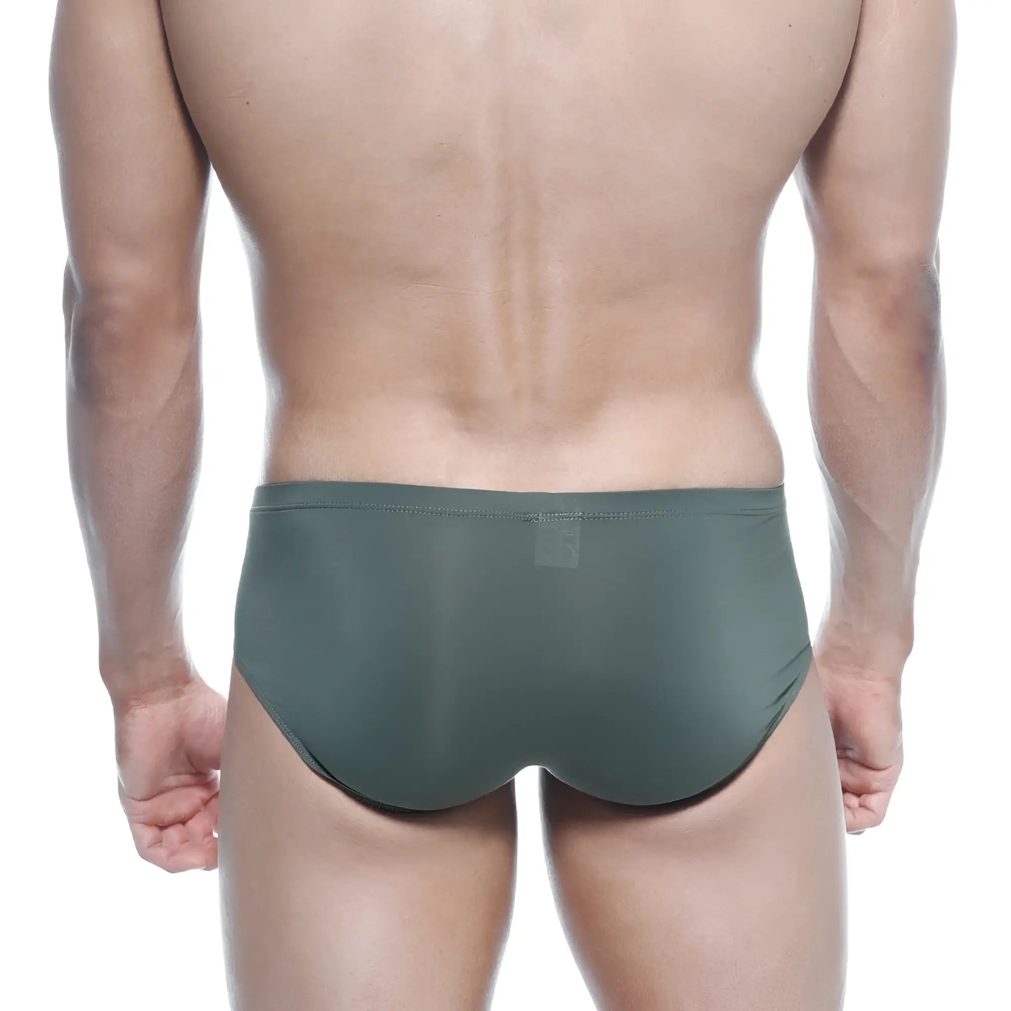Olive green seamless briefs metro malewear mojito bikini green 1006-26 designed for comfort and style