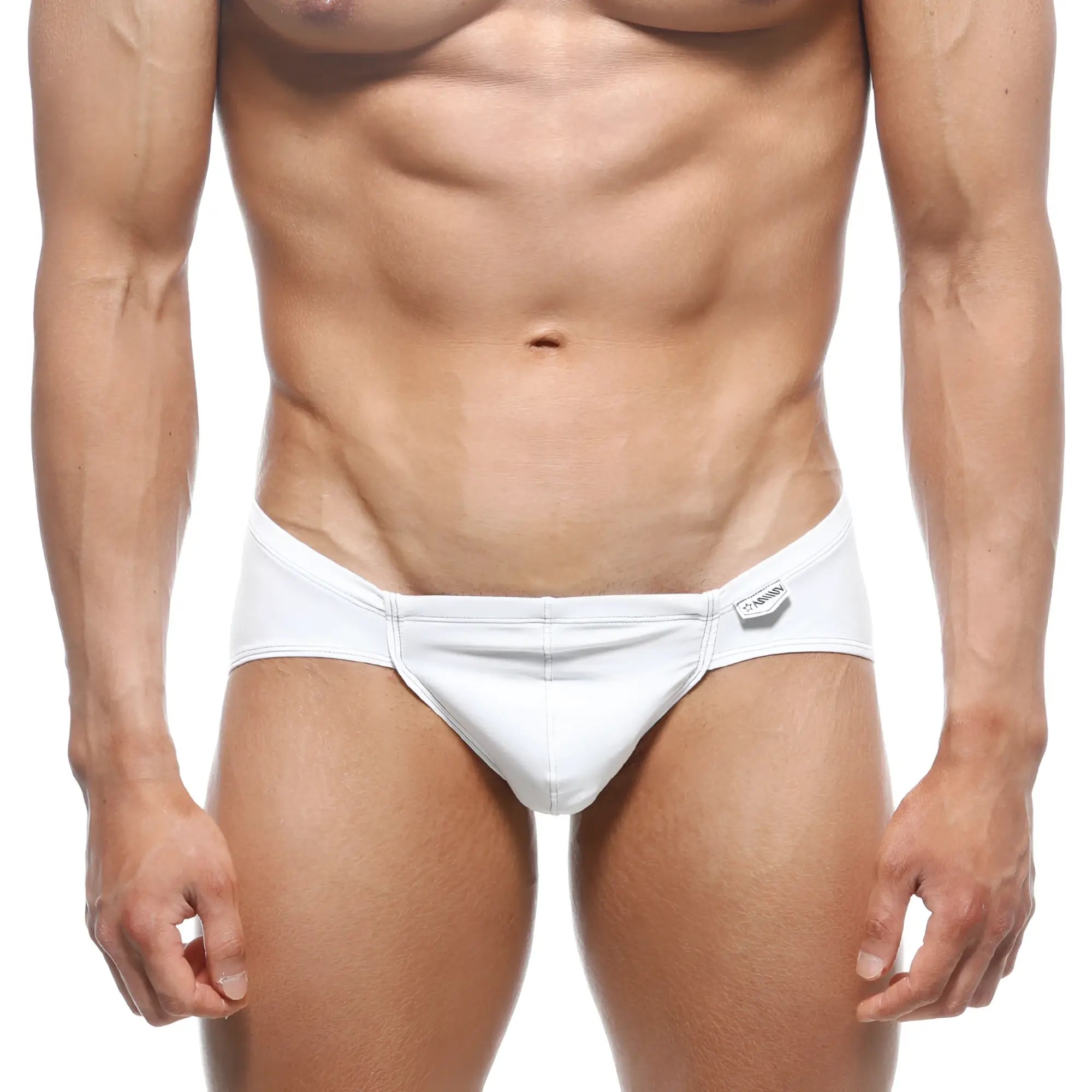 White mens briefs metro male wear mojito bikini 1006-00 with sleek form-fitting design and subtle stitching details
