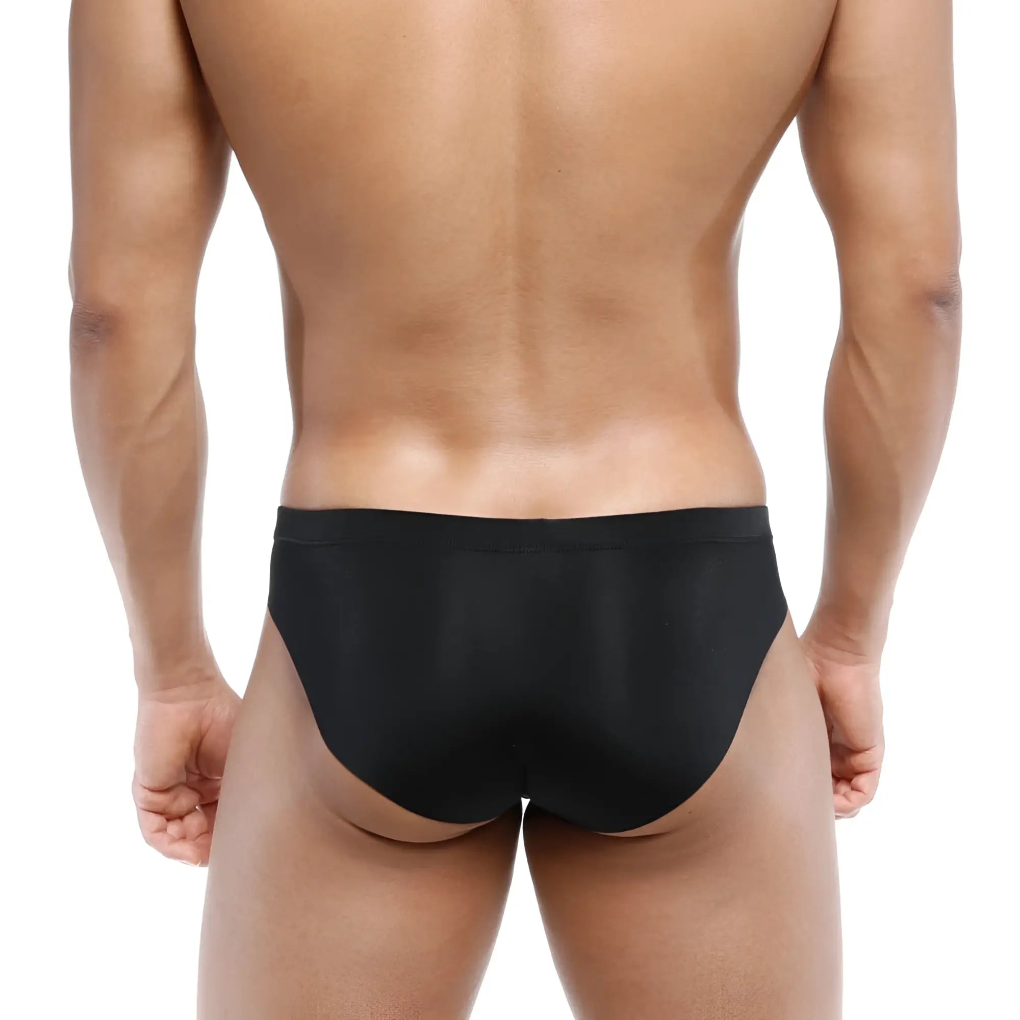 MetroMaleWear Naked Bikini black briefs with smooth form-fitting design for comfortable everyday wear