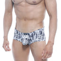 MetroMaleWear Oscar boxer briefs with black and white cityscape pattern and bold graphic design for men