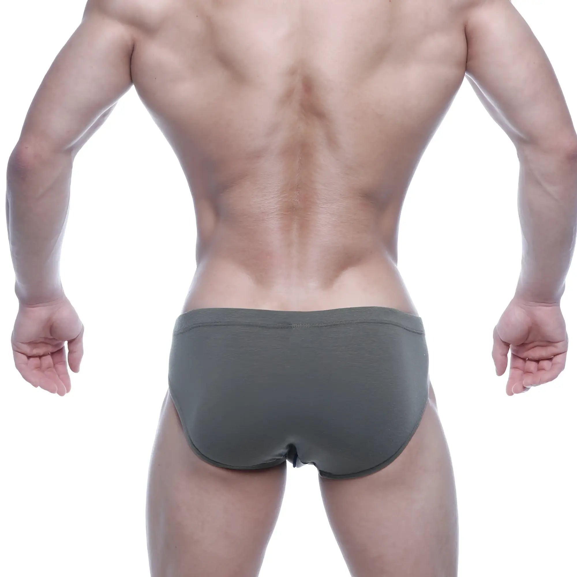 Olive green cotton briefs metro malewear oslo hip brief 5123-26 designed for comfort and style