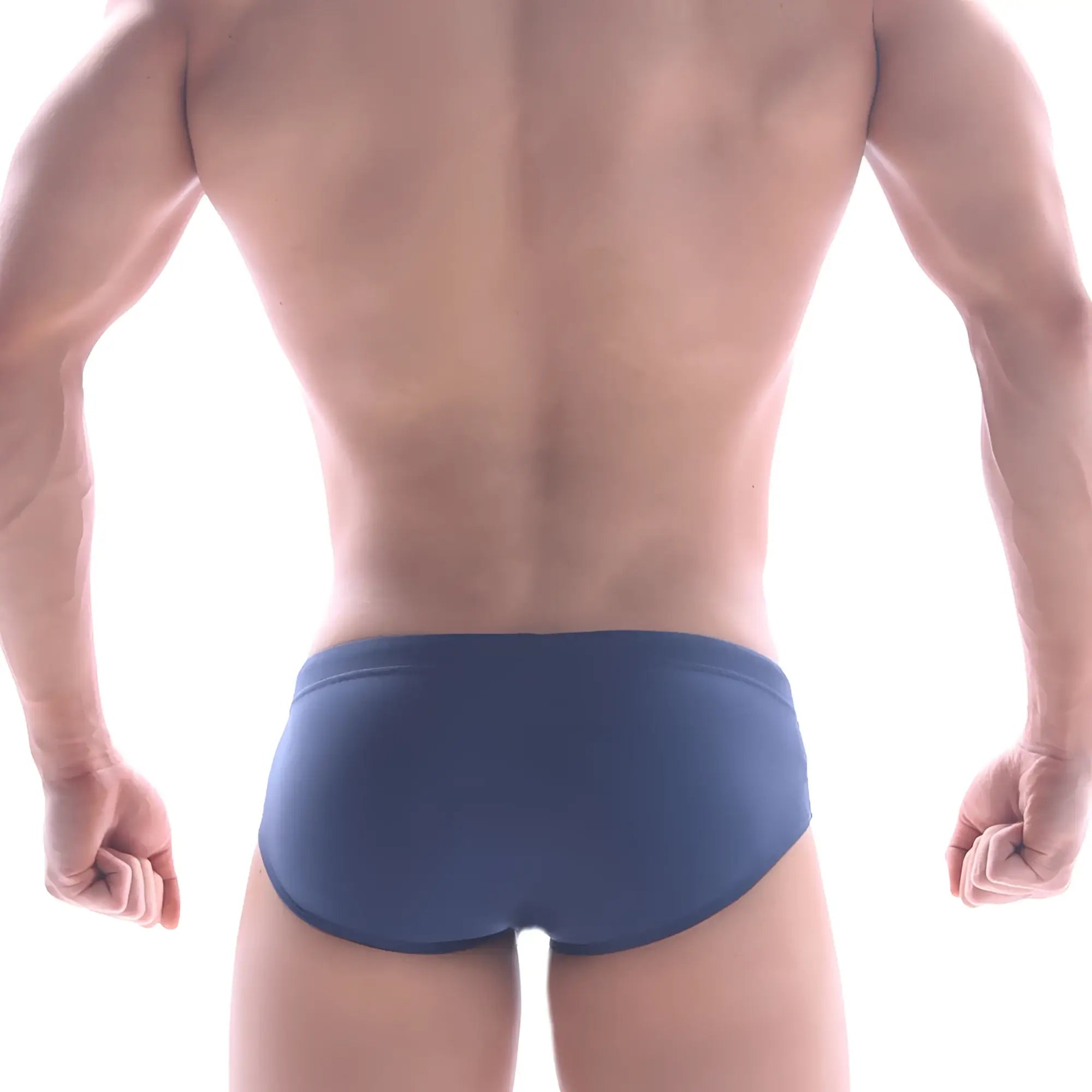 Blue metroMalewear panel swim brief 4935-28 made of quick-dry fabric ideal for swimming and beachwear