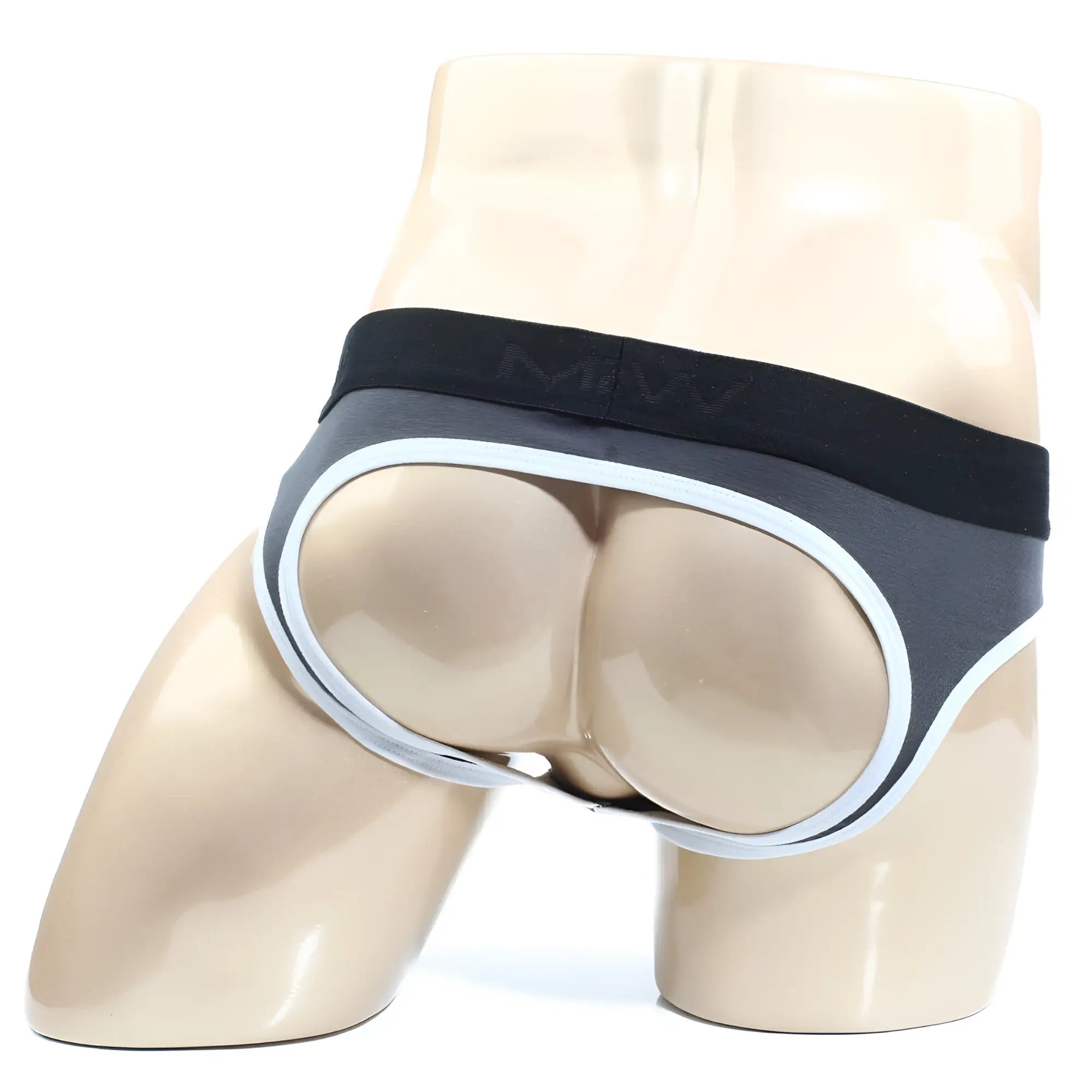 Black and white MetroMaleWear Perfect Scene jock strap with sleek modern design and athletic fit for active wear