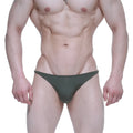 Olive green athletic briefs metro male wear prodigy bikini 6504-26 with sleek form-fitting design
