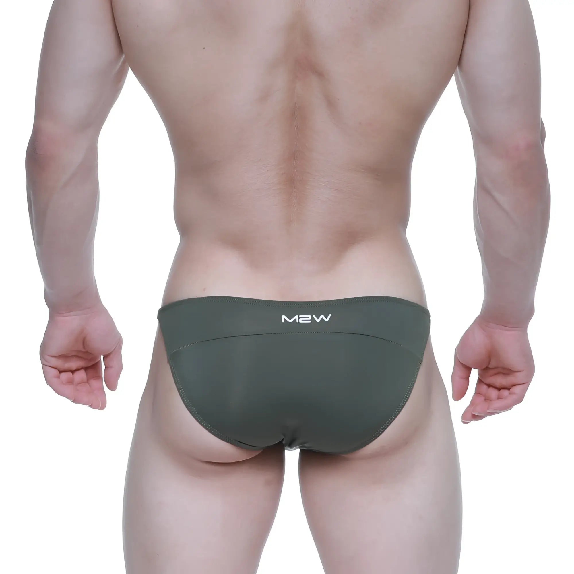 Olive green m2w swim trunks from metromalewear prodigy bikini green 6504-26 designed for comfortable swimming
