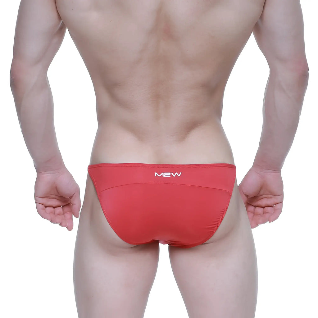 MetroMaleWear Prodigy bikini red 6504-12 red m2w brand briefs with sleek form fitting design