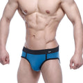 MetroMaleWear Sencillo Brief petrol 5203-08 blue and black athletic briefs with sleek form-fitting design